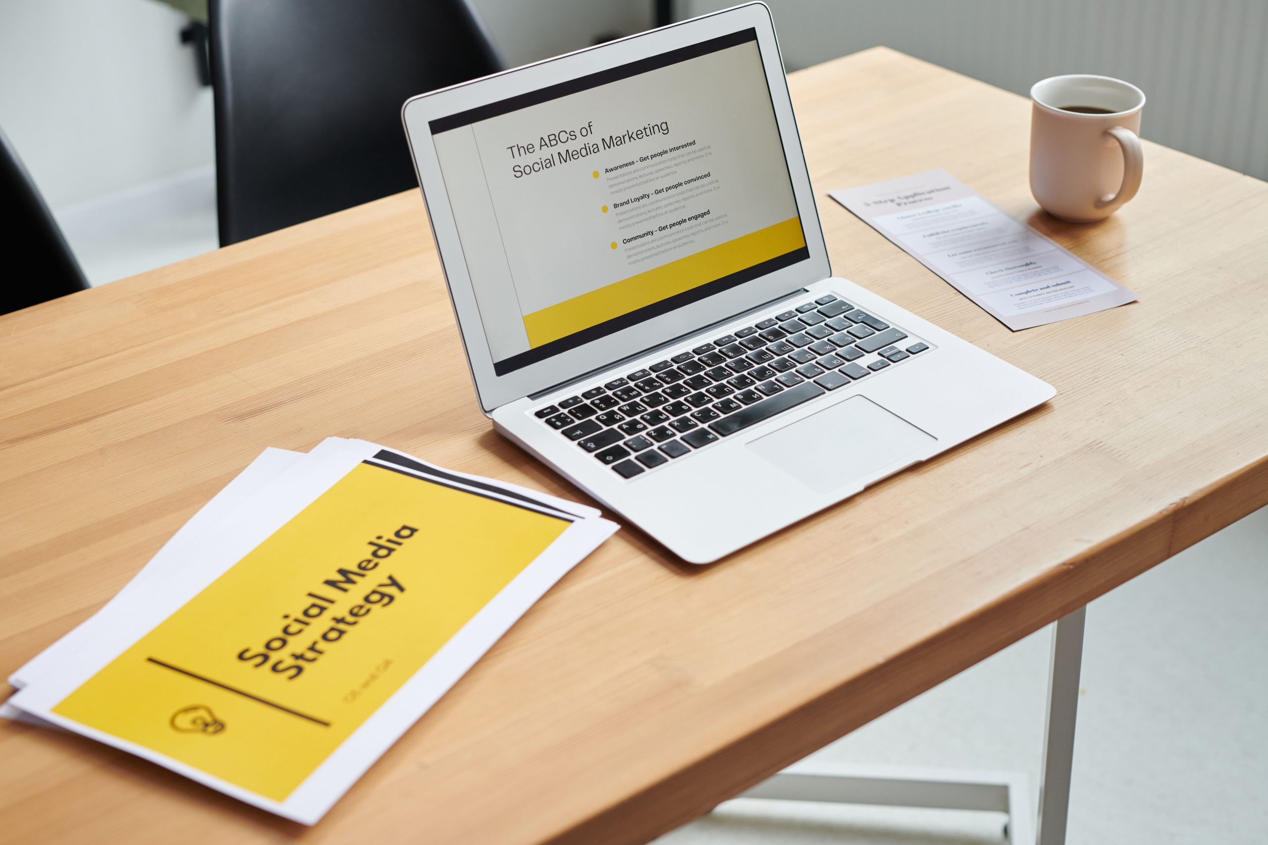 Social media strategy planning aligned with business goals