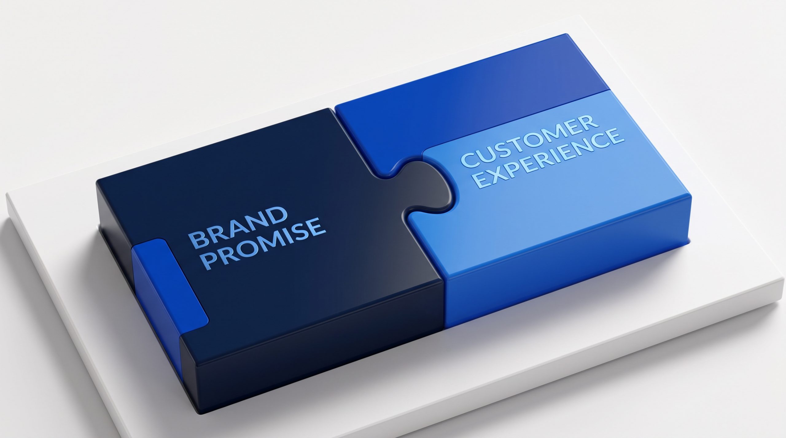 Brand promise aligned with customer experience across digital and service touchpoints