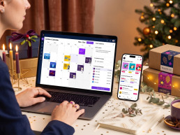 Small business owner planning a holiday marketing campaign for the 2026 season